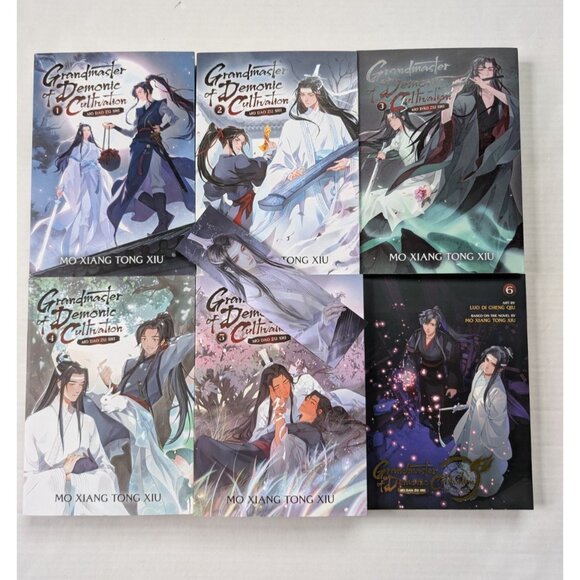 Grandmaster of Demonic Cultivation Vol 1-5 & 6 Comic Bookmark Mo Xiang Tong Xiu - Picture 1 of 11